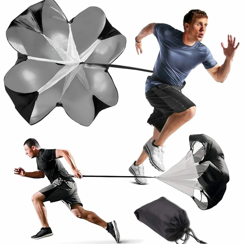 Paracaídas de Resistencia para Entrenamiento de Velocidad y Fuerza Explosiva