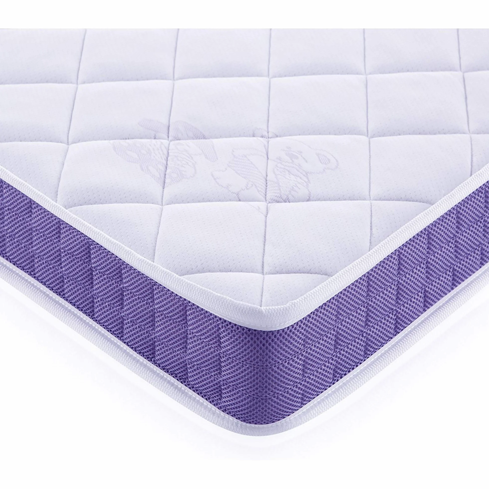 Colchón Viscoelástico Cuna 120x60 cm 12 cm Transpirable Antiácaros Oeko-Tex®