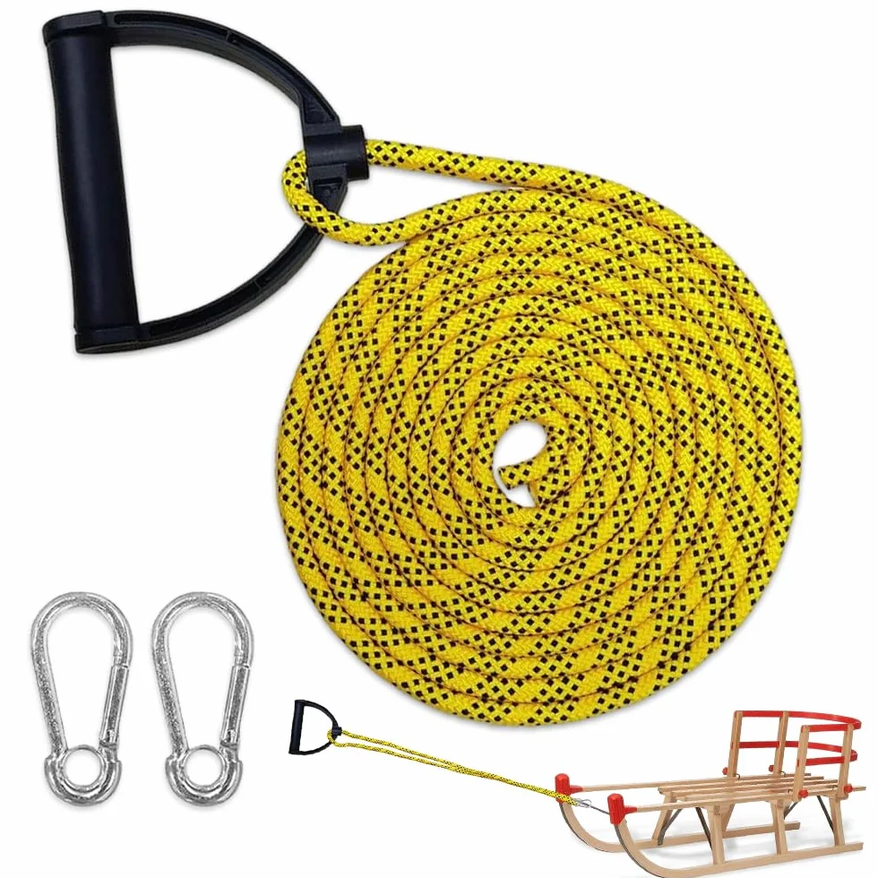 Cuerda de Trineo con Mango 400 cm Nailon Trenzada