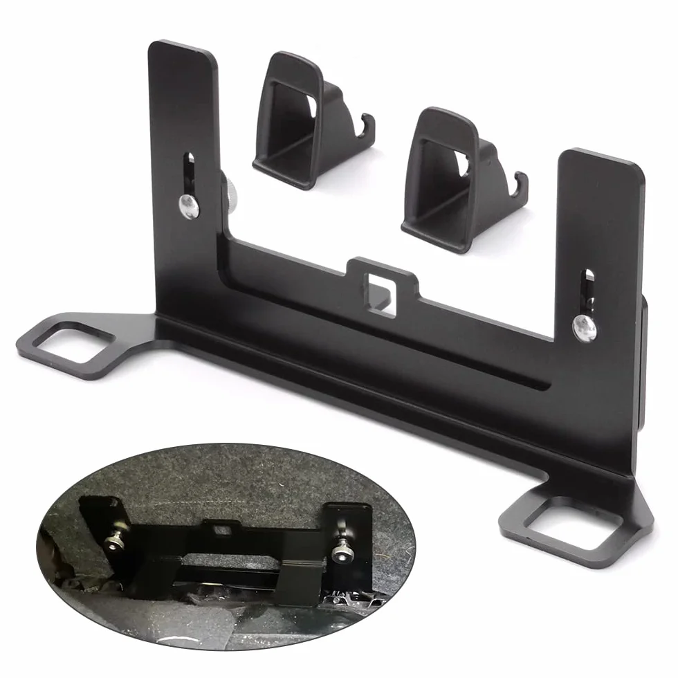ISOFIX para Coche Homologado Geevorks Kit de Montaje de Anclaje de Sujeción Soporte de Adaptador isofix para Asiento de Coche y Auto