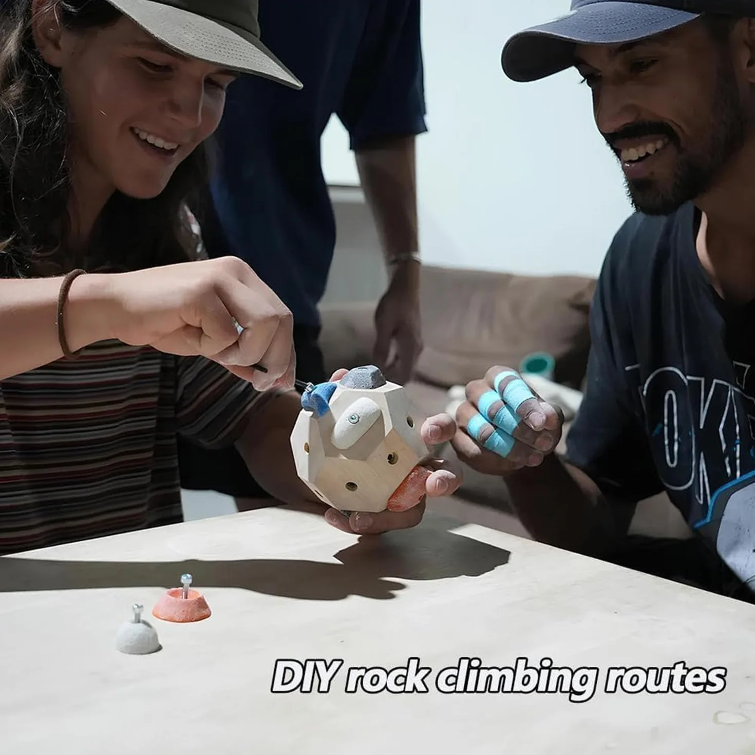 Bloques de Boulder Hechos a Mano para Entrenamiento de Fuerza de Dedos Escaladores