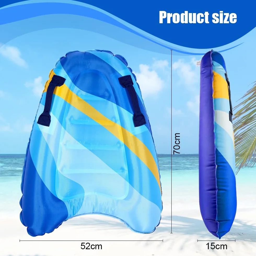 Bodyboard Hinchable Mizikuu Tabla Surf Inflables para Niños Azul