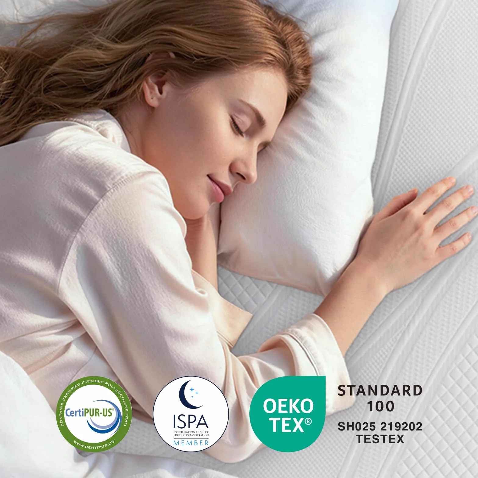 Novilla Topper Colchón Viscoelástico en Gel 135x190cm, 7,5cm de Grosor, Funda Suave y Transpirable con Cremallera, Desenfundable y Lavable, Base Antideslizante, Envasado al Vacío