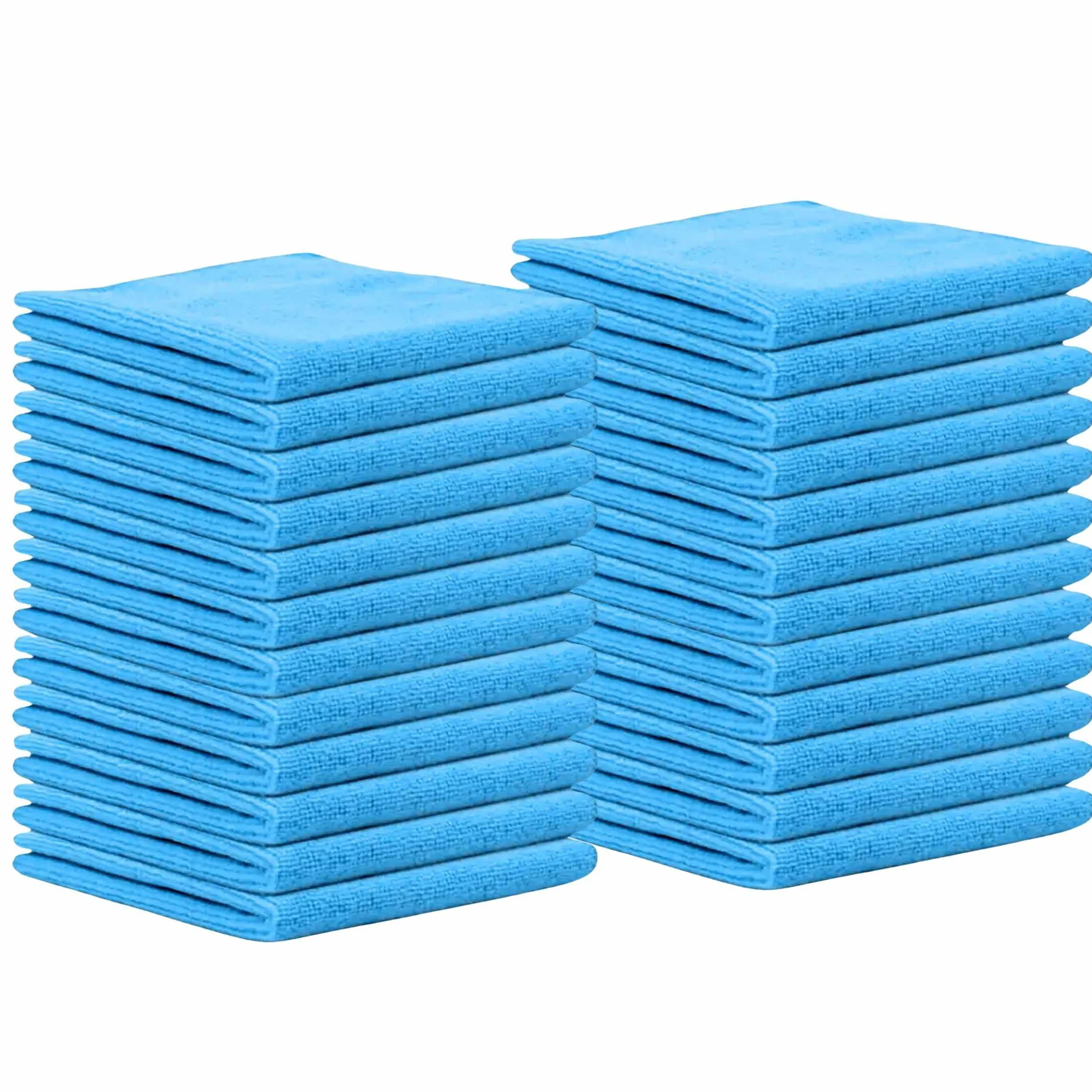 Paño de limpieza de microfibra, trapo de limpieza para cocina, toallas de limpieza para automóviles (24, azul)