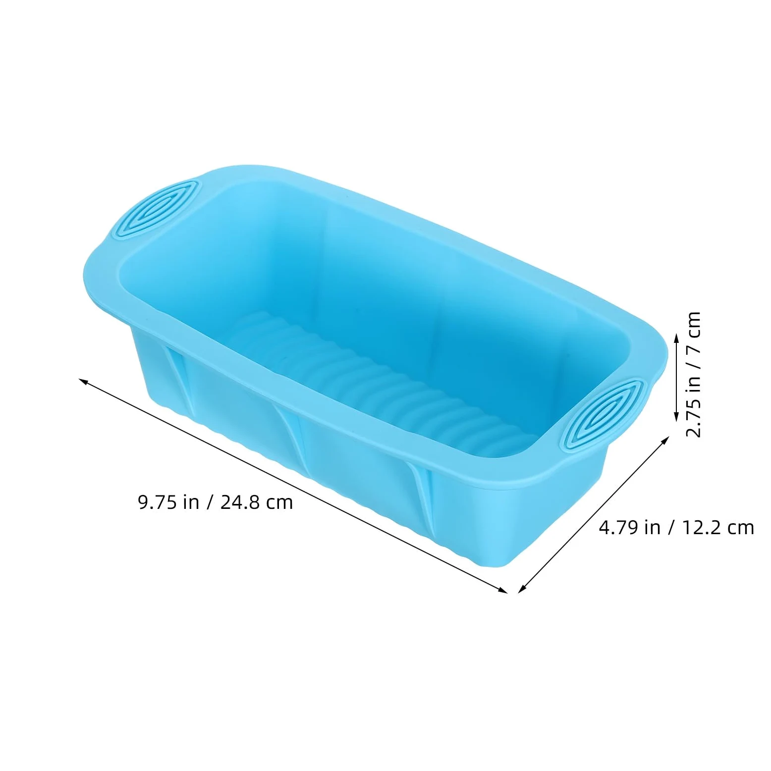 Molde para Barra de Hielo de Silicona Reutilizable, 5 Piezas | Extragrande para Baño de Hielo y Actividad de Verano, Apilable, Liberación Fácil, Grado Alimentario