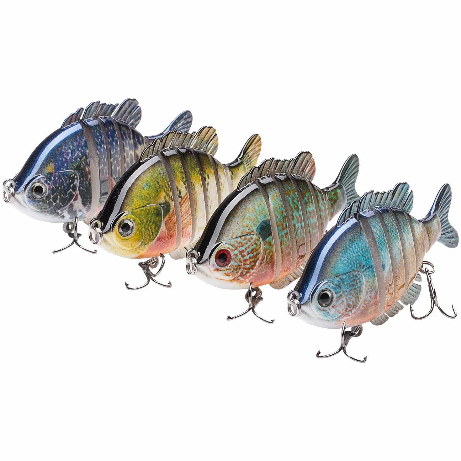 BASSDASH SwimPanfish Bluegill - Señuelo de natación para bajo Duro, 8,9 cm, 24,1 g, 4 Colores (BPRL)