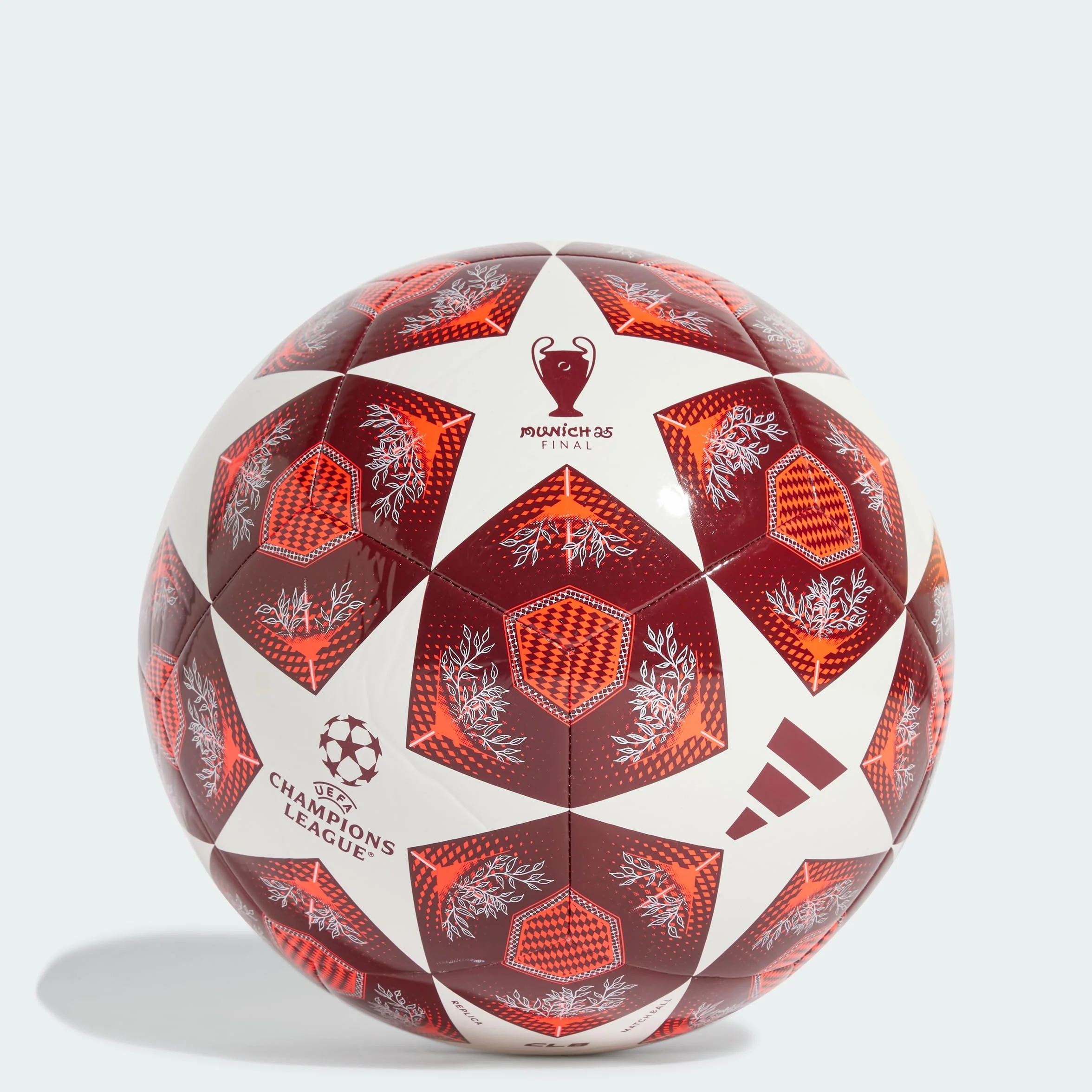 adidas UEFA Champions League Club Ball JH1284 Balón de fútbol Rojo Talla 3