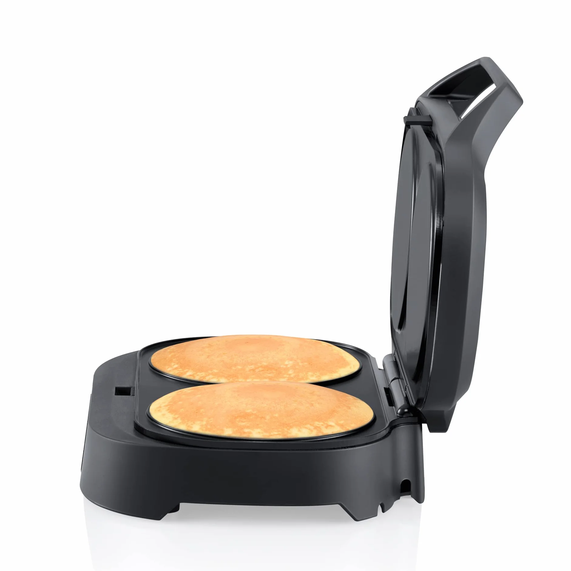 Flama Máquina de Tortitas, Crepes o Pancakes 4901FL, 1300W, 2 cavidades, Superficie Antiadherente, Panel de Control Digital