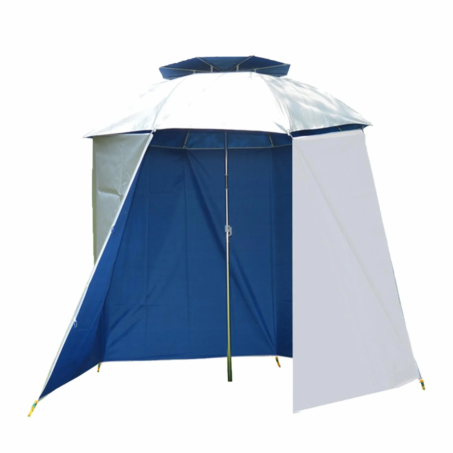 Sombrilla de pesca Brolly con protección UV, impermeable e inclinable