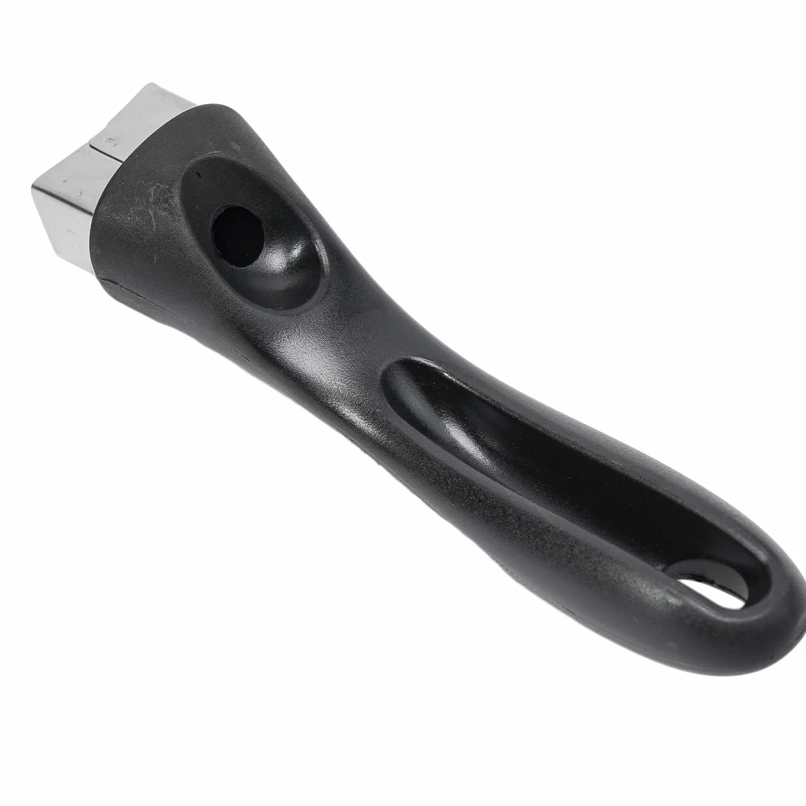 Mango de repuesto para ollas de baquelita para asas laterales en sartenes y cacerolas, hecho para uso en utensilios de cocina (negro)