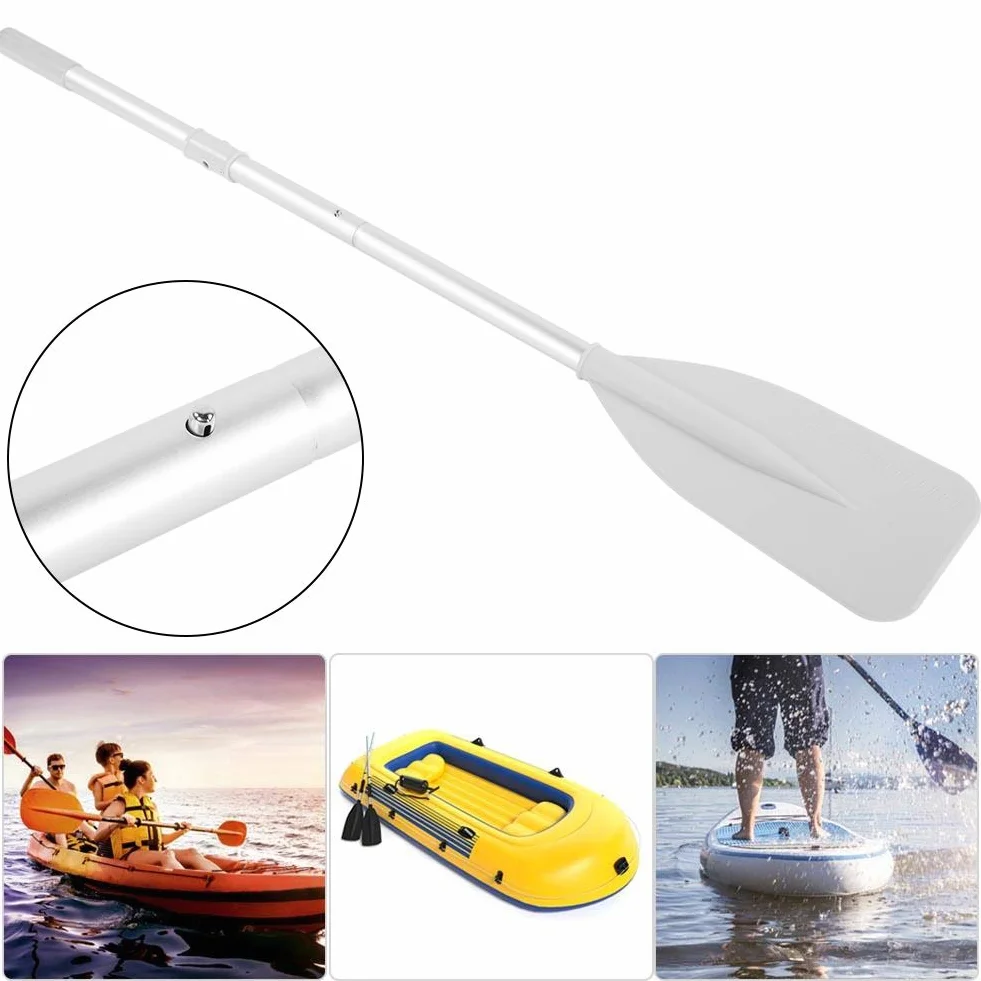 Remos para botes aleación de aluminio 2 piezas Kayak Paddle