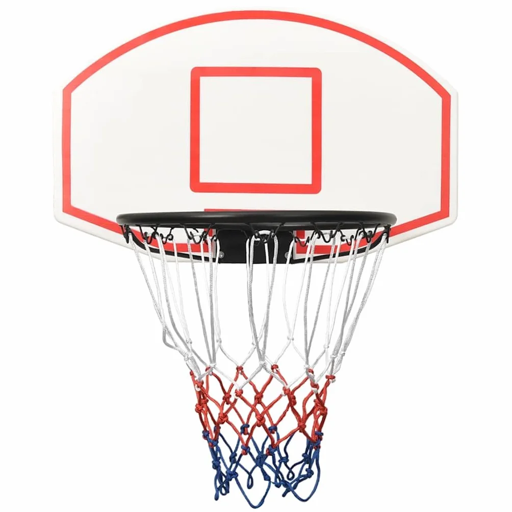 Tablero de Baloncesto Polietileno Blanco 71x45x2 cm