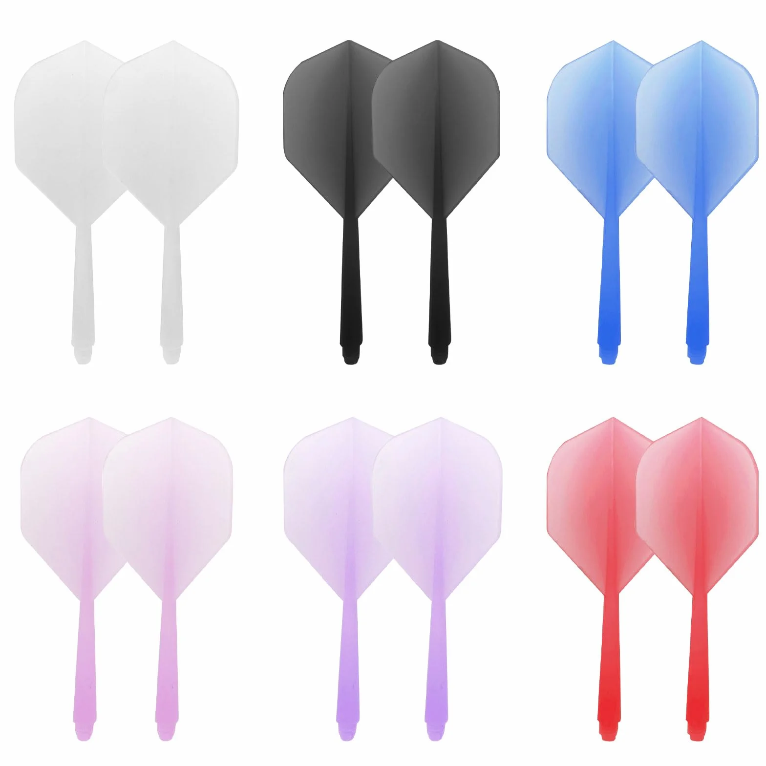 SSKHE 12 Piezas de Accesorios para Dart, Plumas Dardos Profesionales, Plumas Dardos Integradas con Cañas, Ideal para Jugadores de Dardos y Competencias