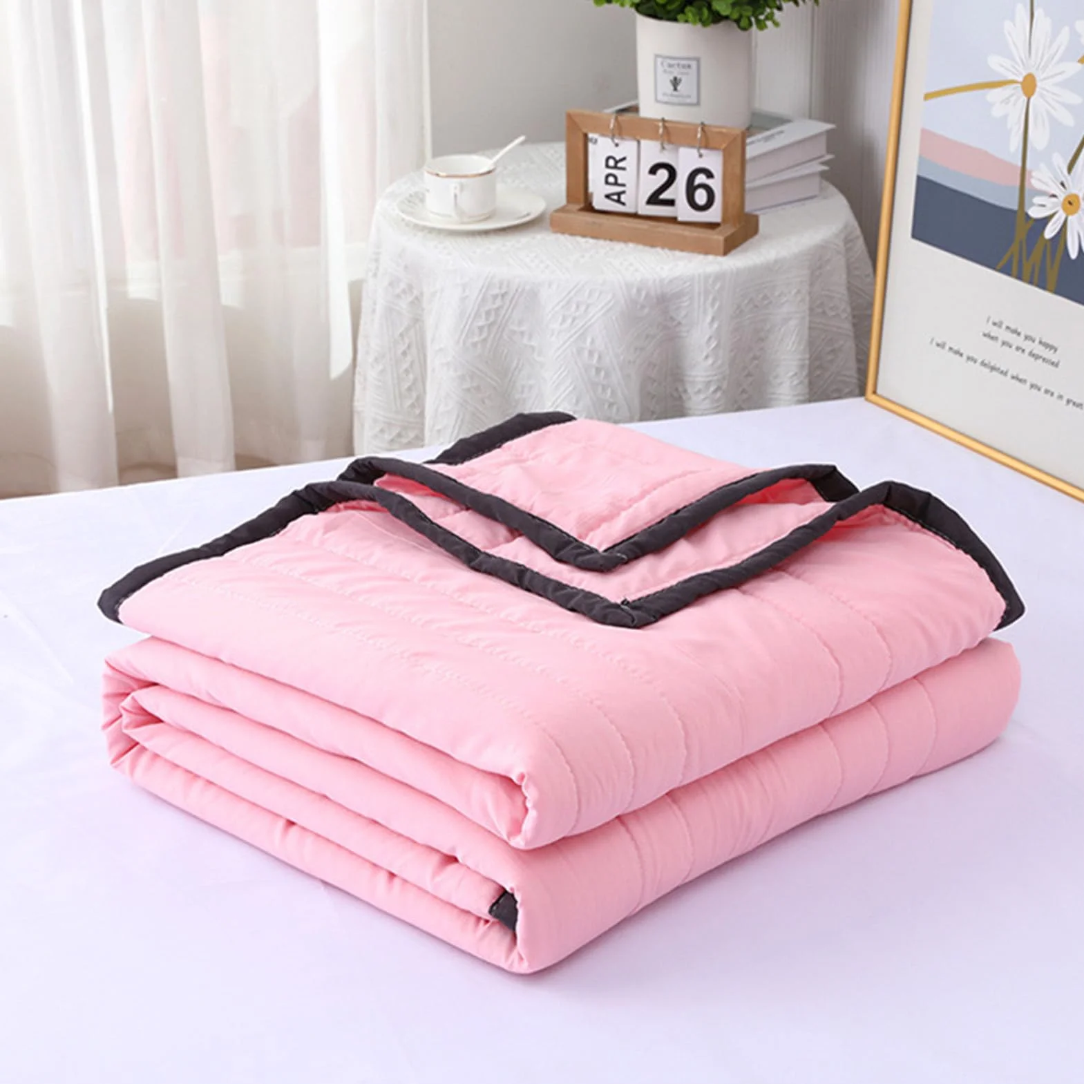 Manta refrescante ligera | Manta de enfriamiento fina transpirable para sofocos - Edredón fresco de verano, edredón reversible lavable a máquina para dormir con calor, sudores nocturnos