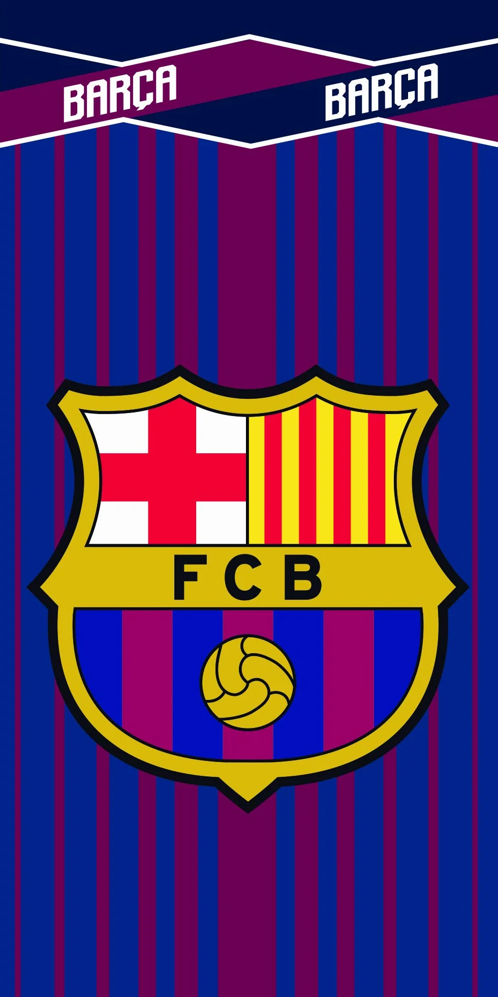 FC Barcelona Toalla Microfibra 70 x 140 cm Azulgrana