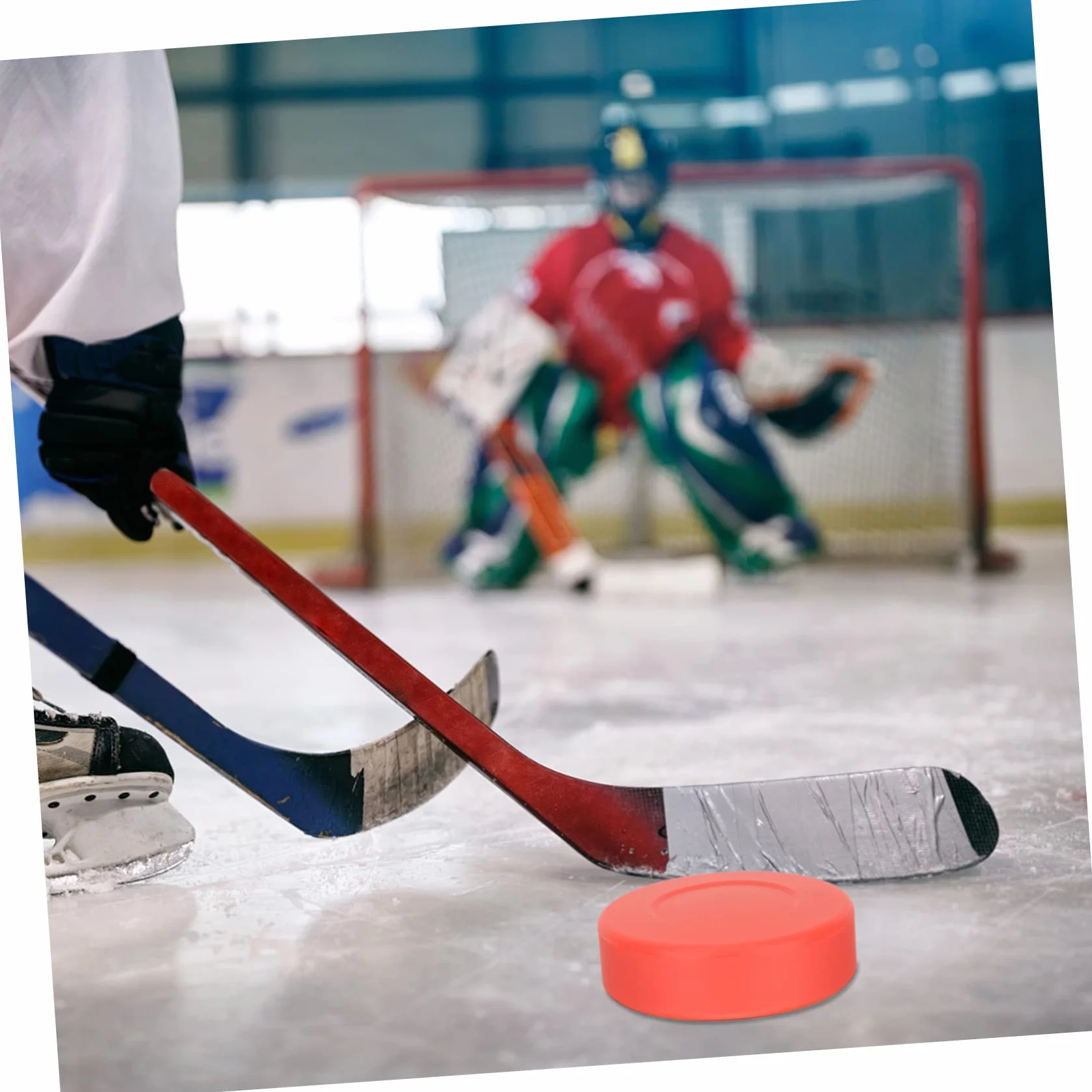 Toyvian Discos de Hockey de Entrenamiento Caucho Duradero para Hockey sobre Hielo
