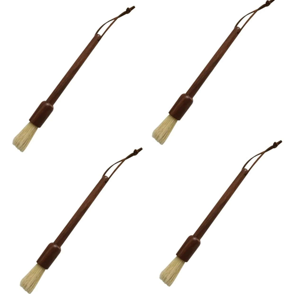 4 Piezas Cepillo de limpieza para cafeteras cepillo de máquina de detalle cafeteras expreso Cafe molido café cepillo de limpieza con mango de madera concentrarse