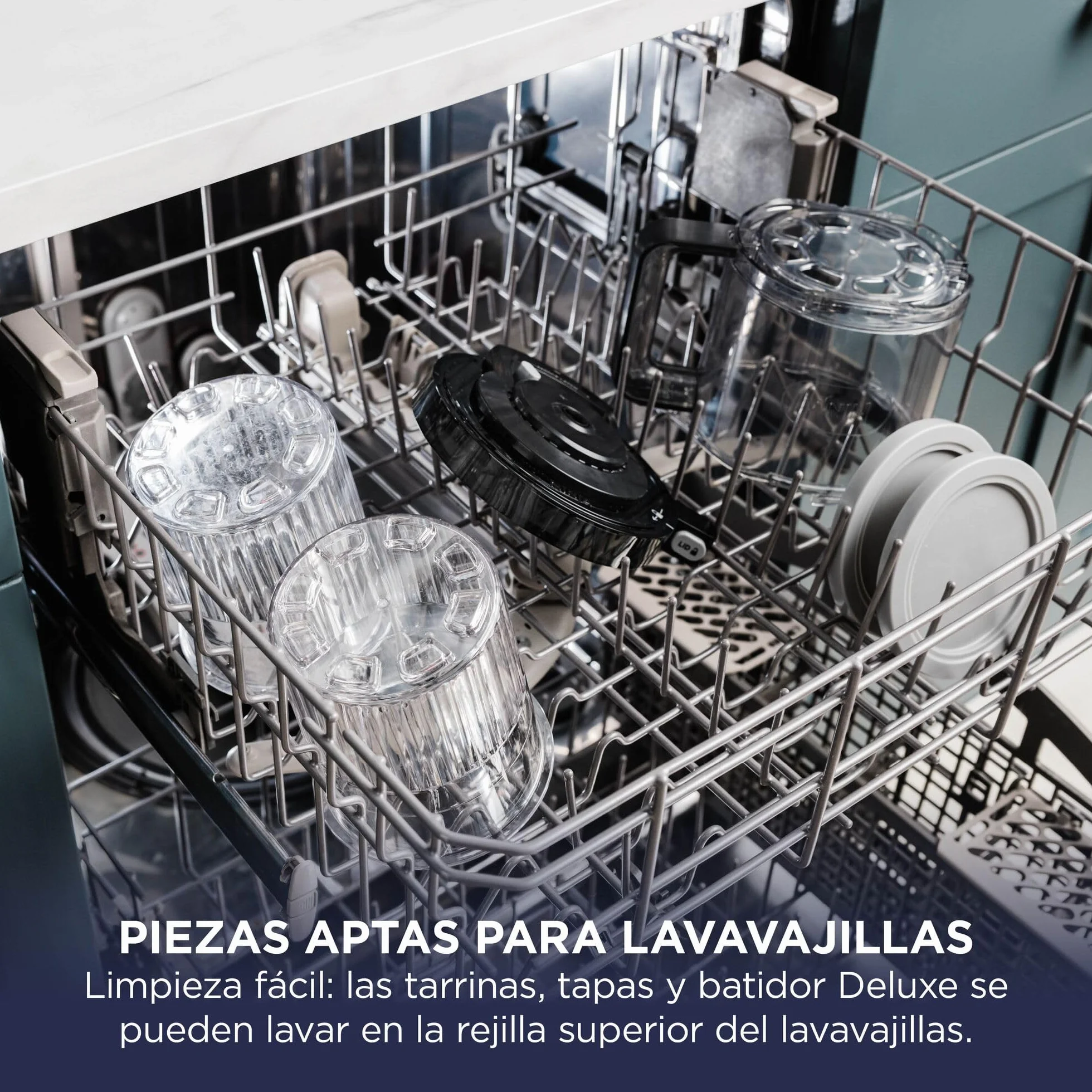 Ninja CREAMi Deluxe Heladera multifunción con 2 tarrinas, 10 programas, prepara Helado, Gelato, Sorbete, Yogur congelado, Batido, Granizado y más, opción de 2 sabores en 1, piedra dorada, NC502EUSTGD