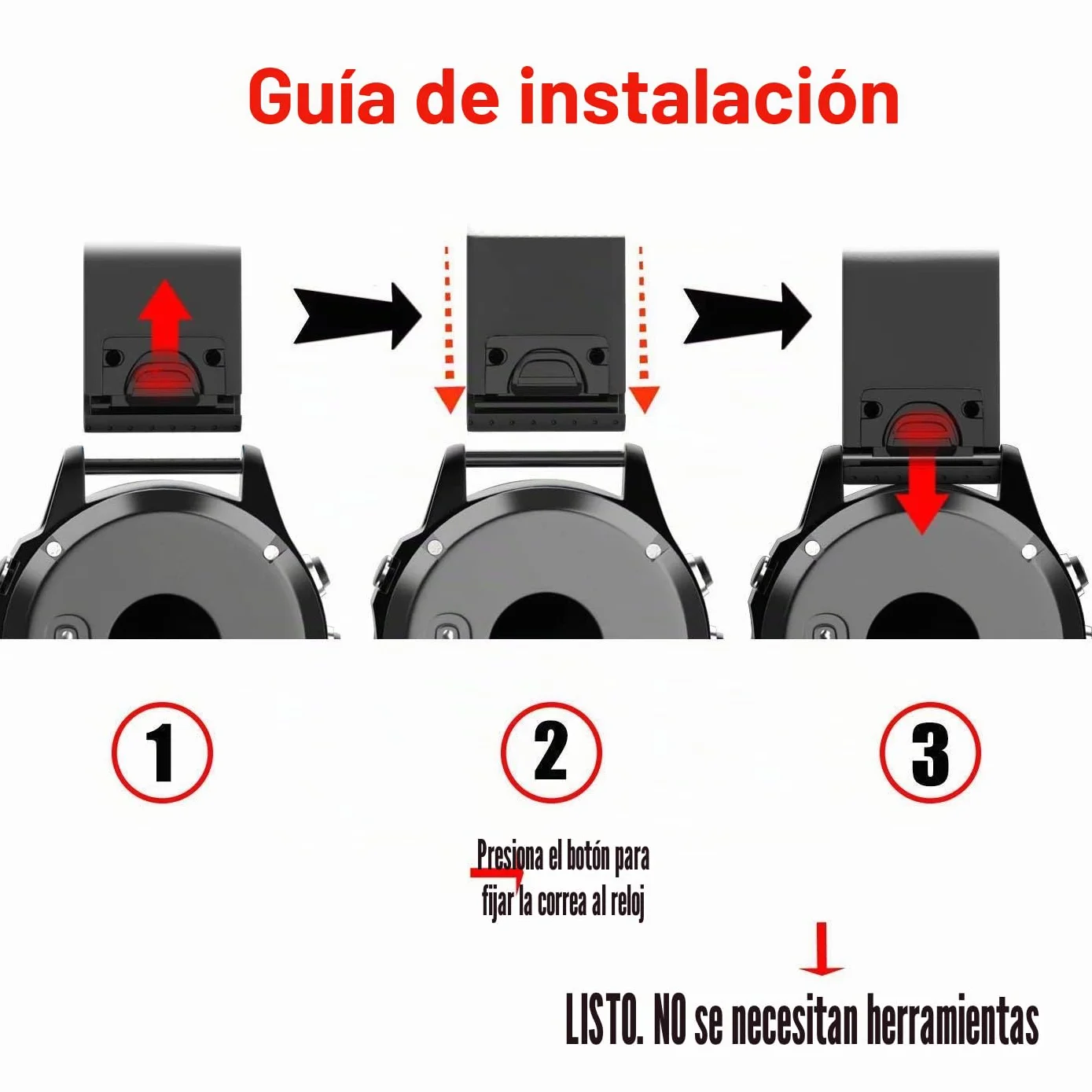Correa de Reloj Garmin Fenix 5S Silicona Suave Repuesto para 5S/6S/7S