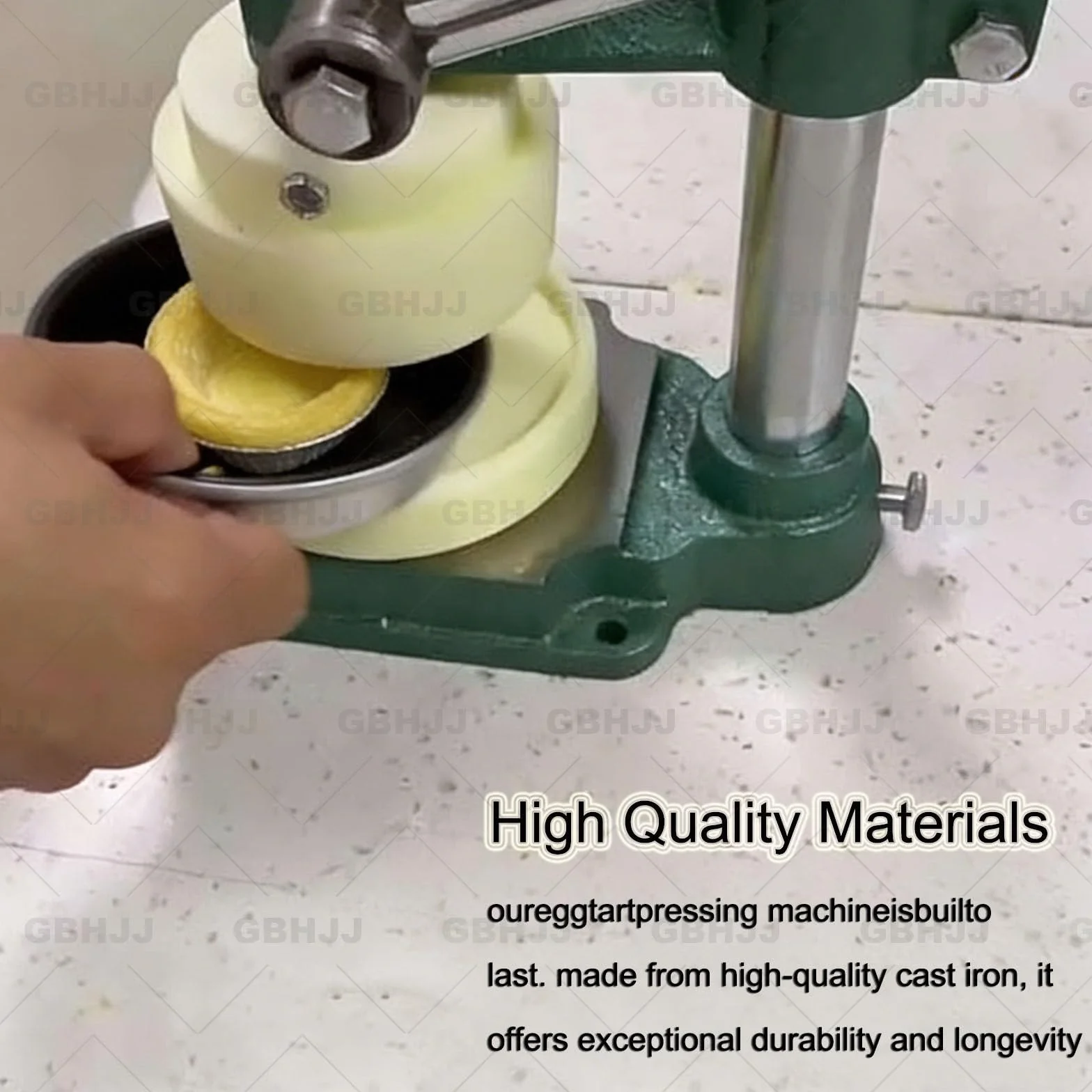 MáQuina para Prensar Tartas de Huevo, Prensadora Manual para Formar CáScaras Tartaletas, Herramienta para Moldear CáScaras Tartaletas Crema Pastelera, Adecuada para Uso DoméStico SN6201