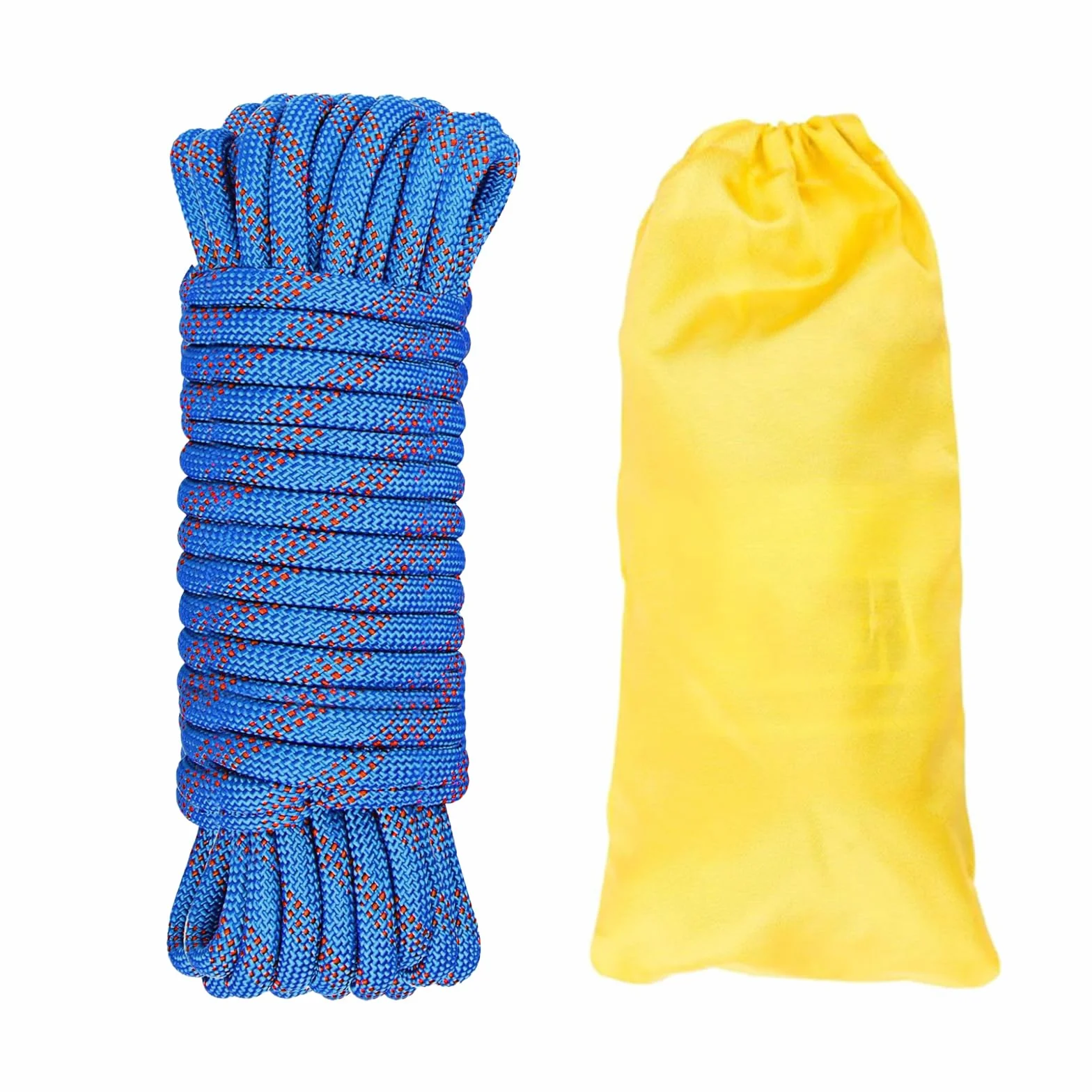 Cuerda de Escalada 10mm Estática Rescate 60m Paracaídas Campamento Montañismo