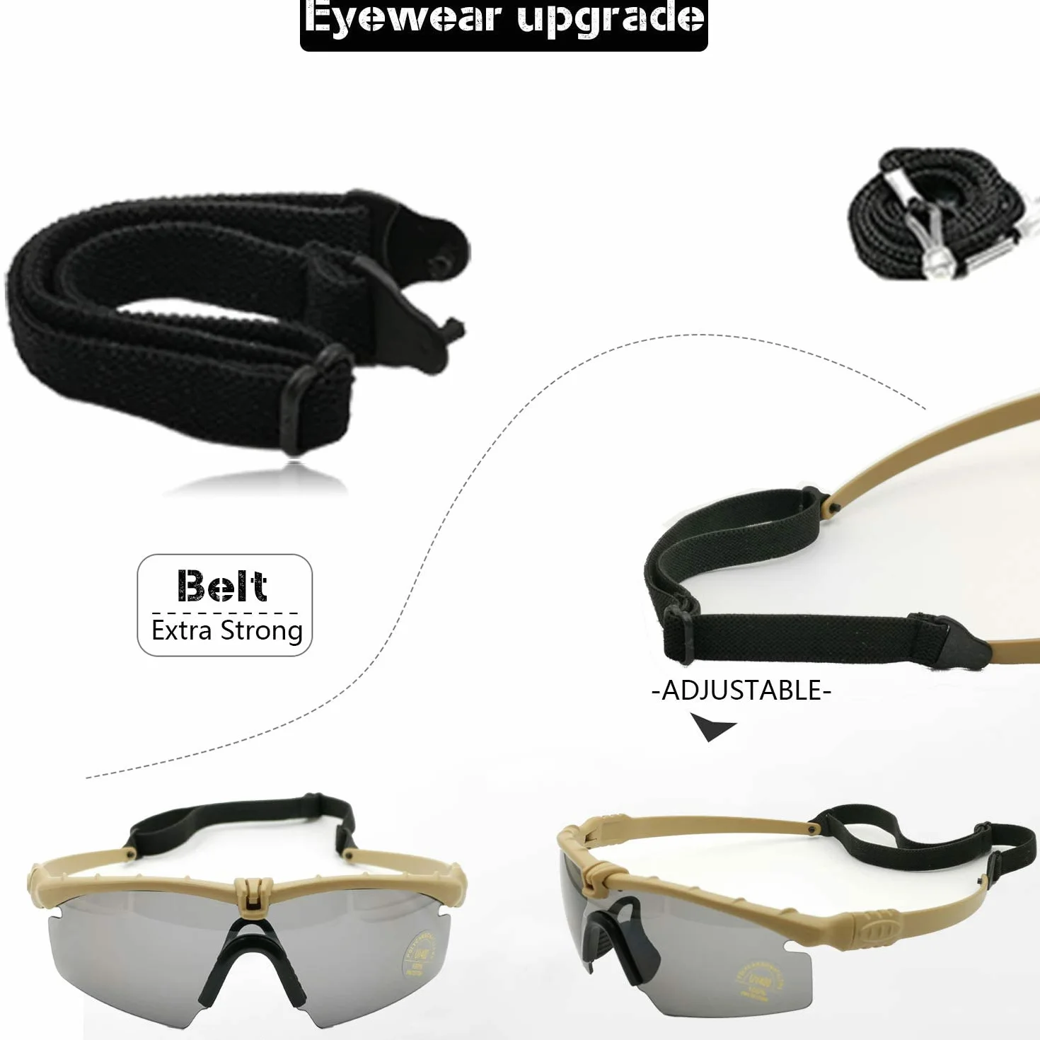 Gafas tácticas de protección profesional polarizadas militares, lentes de 3,0 balísticos, Marco TR90, Gafas de tiro, deportes al aire libre, senderismo, ciclismo, Paintball, Gafas de seguridad
