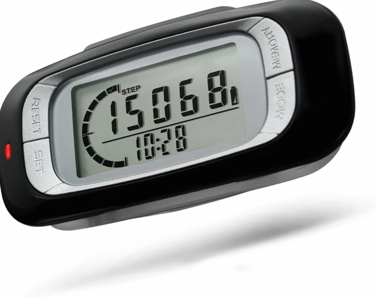 VOSSOT Podómetro 3D Digital Contador de Pasos Preciso Portátil