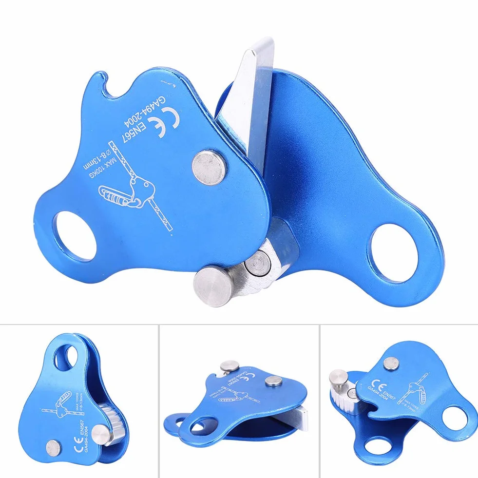 Escalada Al Aire Montañismo Engranaje Cuerda de Aluminio Bloqueo Grigri Kits de Protección