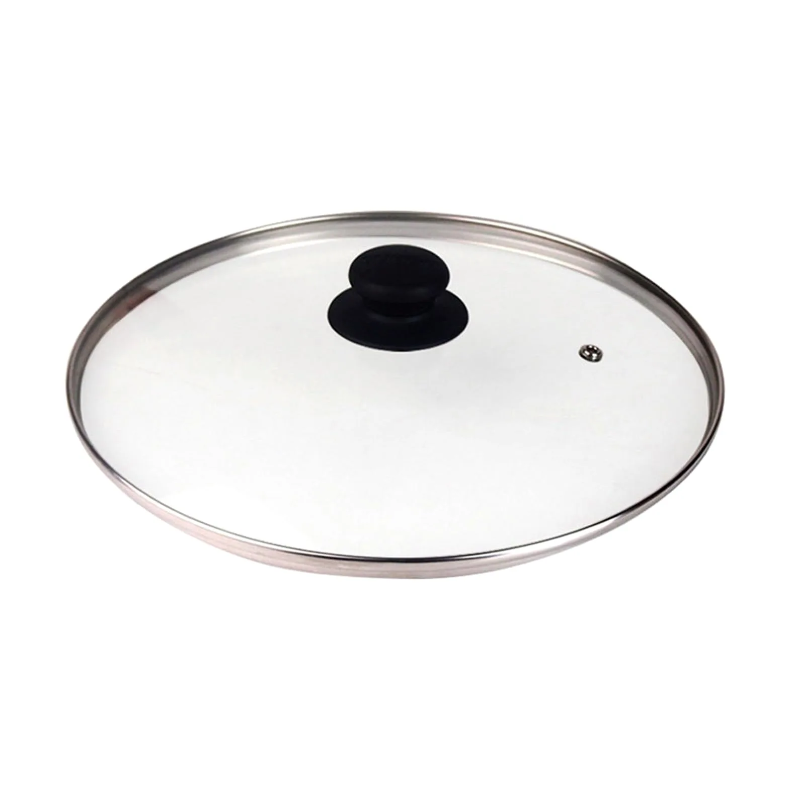 Tapas Universales Tapa de cristal con mango de plástico con salida de vapor, tapa de cocción transparente en varios tamaños for ollas y sartenes Tapa Universal para Ollas(26)