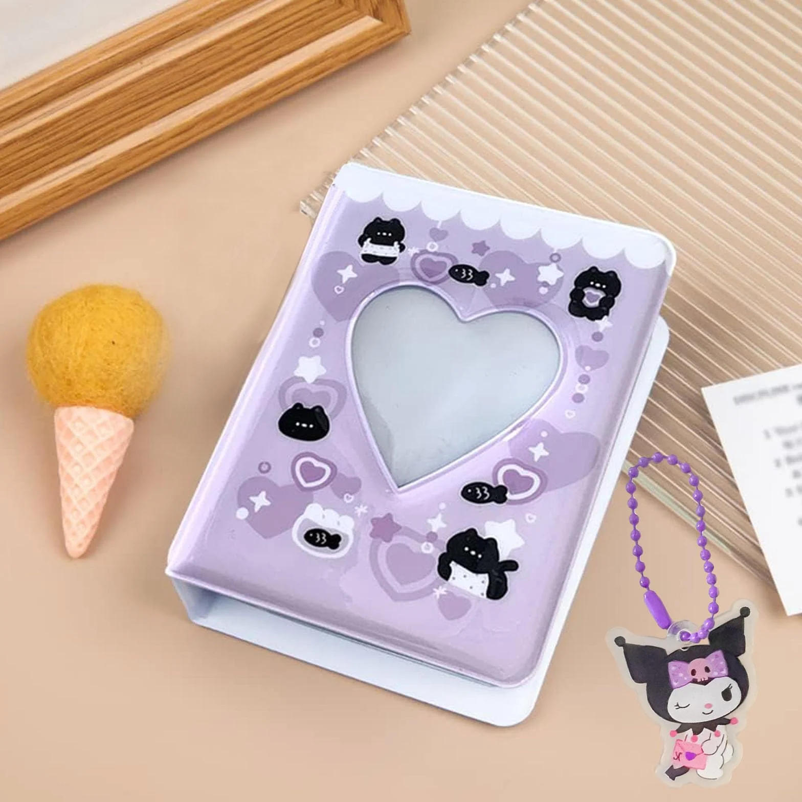 Juego De 2 Soporte Para Tarjetas Fotográficas Kpop, Mini álbum De Fotos Kpop, Photocard Holder, Mini álbumes De Fotos Con Llavero, Para Coleccionar Imágenes, Imagen