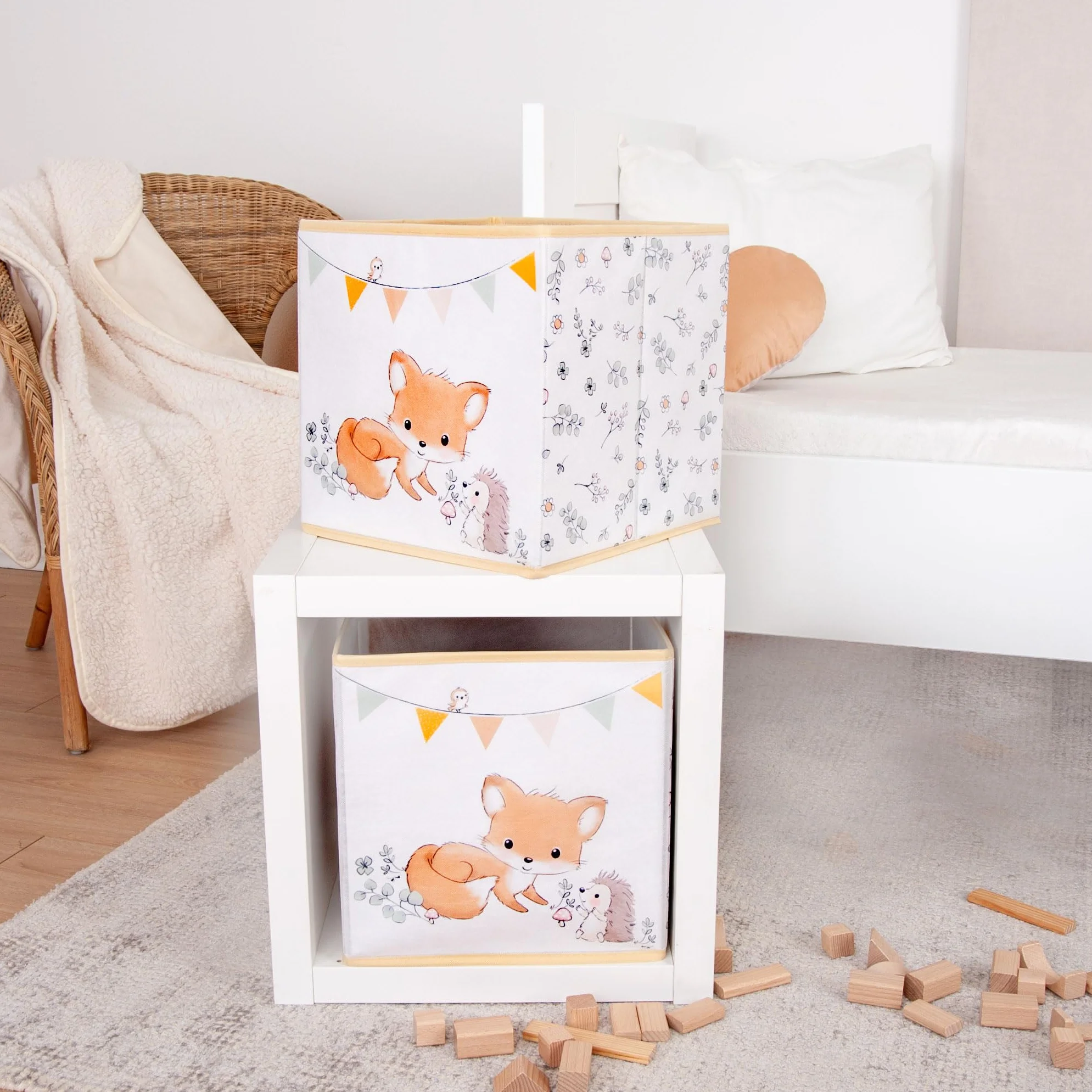 Herding Caja de almacenamiento polipropileno 30 x 30 x 30 cm multicolor