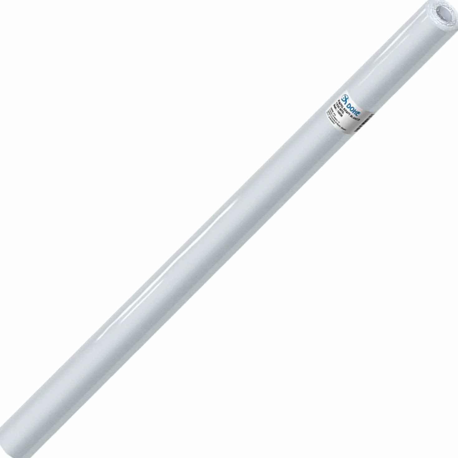 Dohe - Rollo de Papel Kraft Blanco 100 cm x 25 metros - 60 g/m², ECO: Papel 100% Reciclado, Embalaje y Envíos - Material de oficina