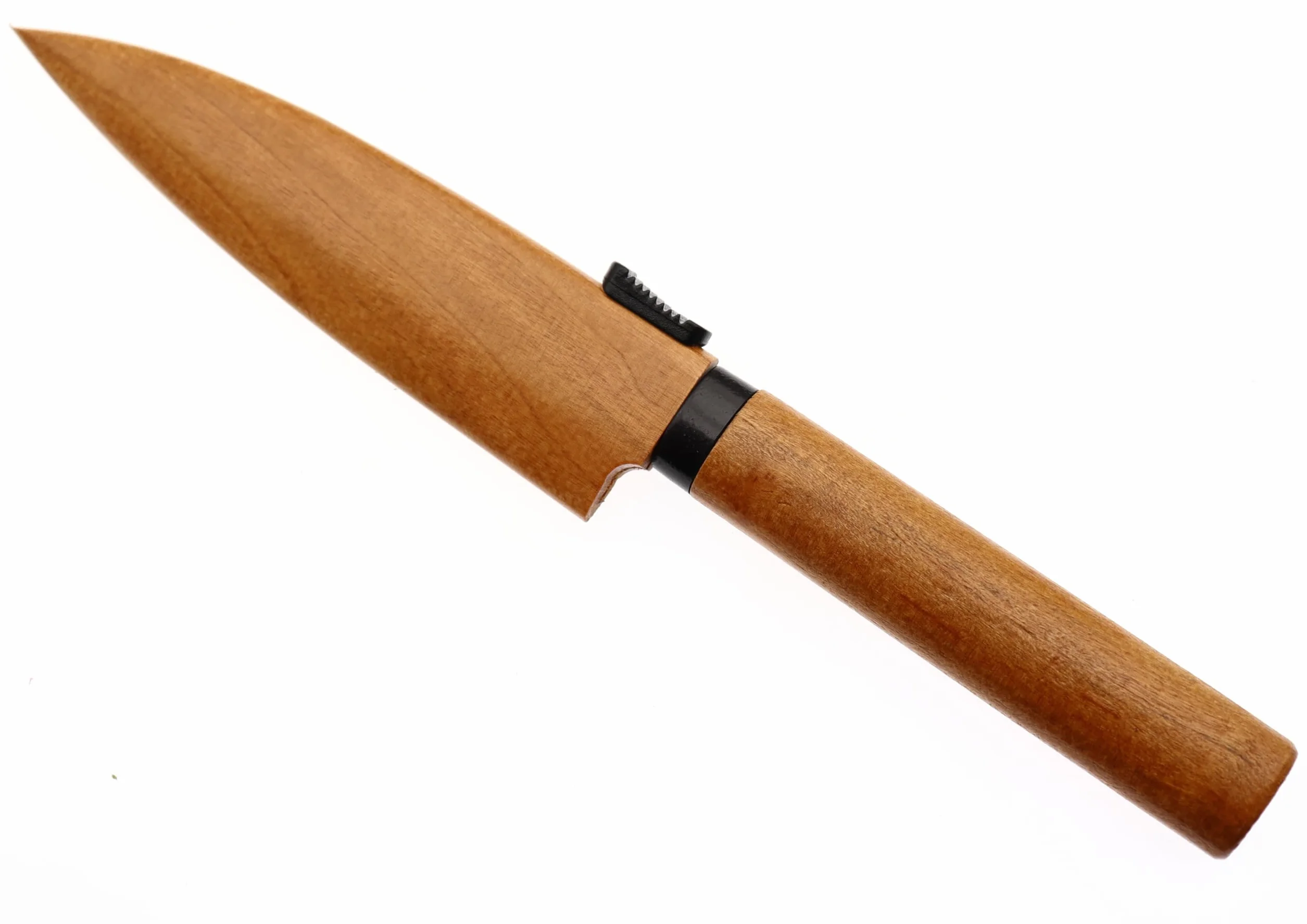 COCKTAIL7 Cuchillo Japonés Hoja 9 cm Vaina de Madera Especial Camping Picnic Cuchillo de Mesa Cuchillos Hecho en Japón