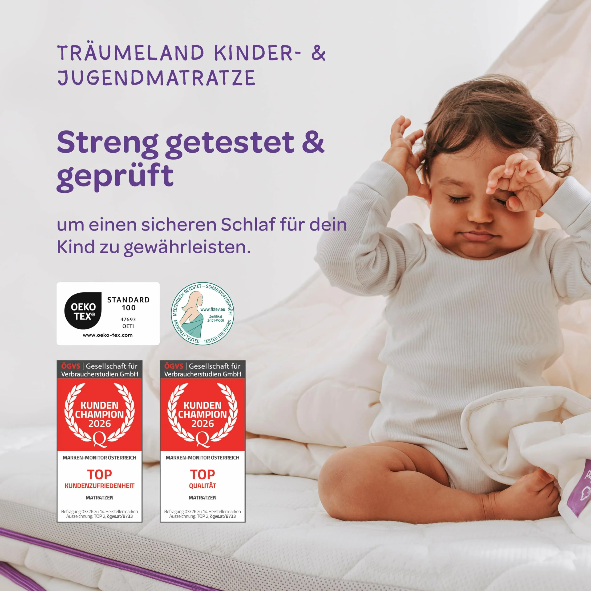 Träumeland GmbH T080004 - Colchón infantil 120x200cm