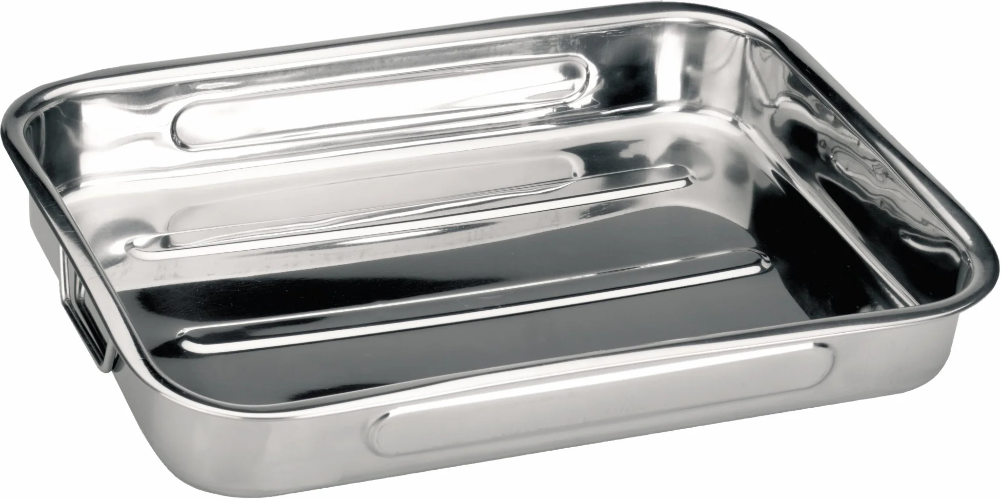 Ibili 651860 - Rustidera Inox con asas abatibles 63x45x7,5 cm Bistrot