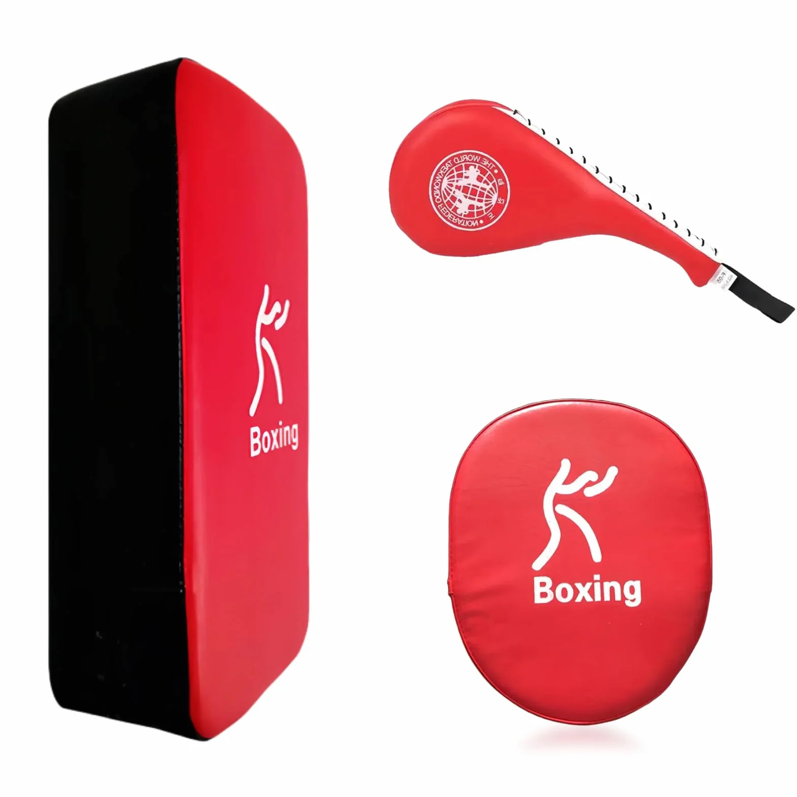 Kiuiom Kick Pad Taekwondo Alfombrilla Patadas Boxeo Artes Marciales Enfoque Rojo