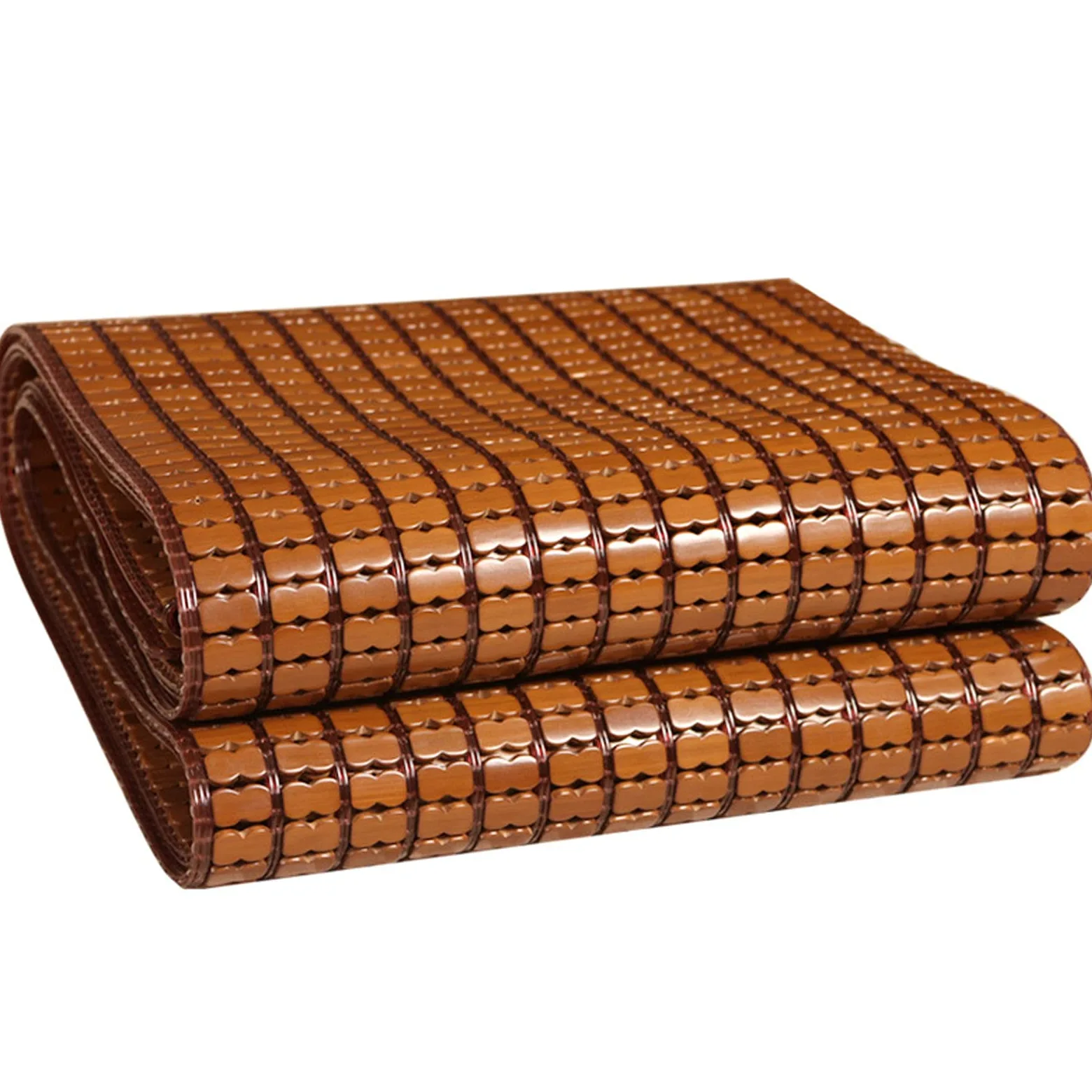 Natural Colchoneta para Bamboo Colchón,Colchoneta de Verano Plegable,Estera de Dormir de Bambú Mahjong,Esterilla de Bambú de Hielo,para Sala de Estar,Sofá,Cama (70x190cm(28x75in))