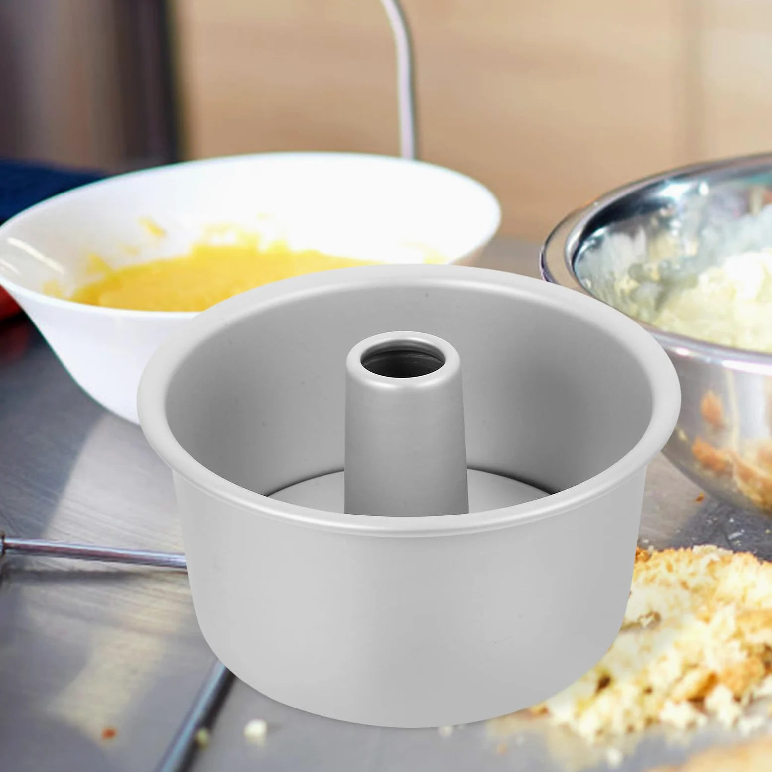 Angoily Molde para Pastel Redondo Desmontable Antiadherente de Aleación de Aluminio 7 Pulgadas 3 Piezas Utensilios para Hornear Ideales para Repostería en Hogar y Cocina