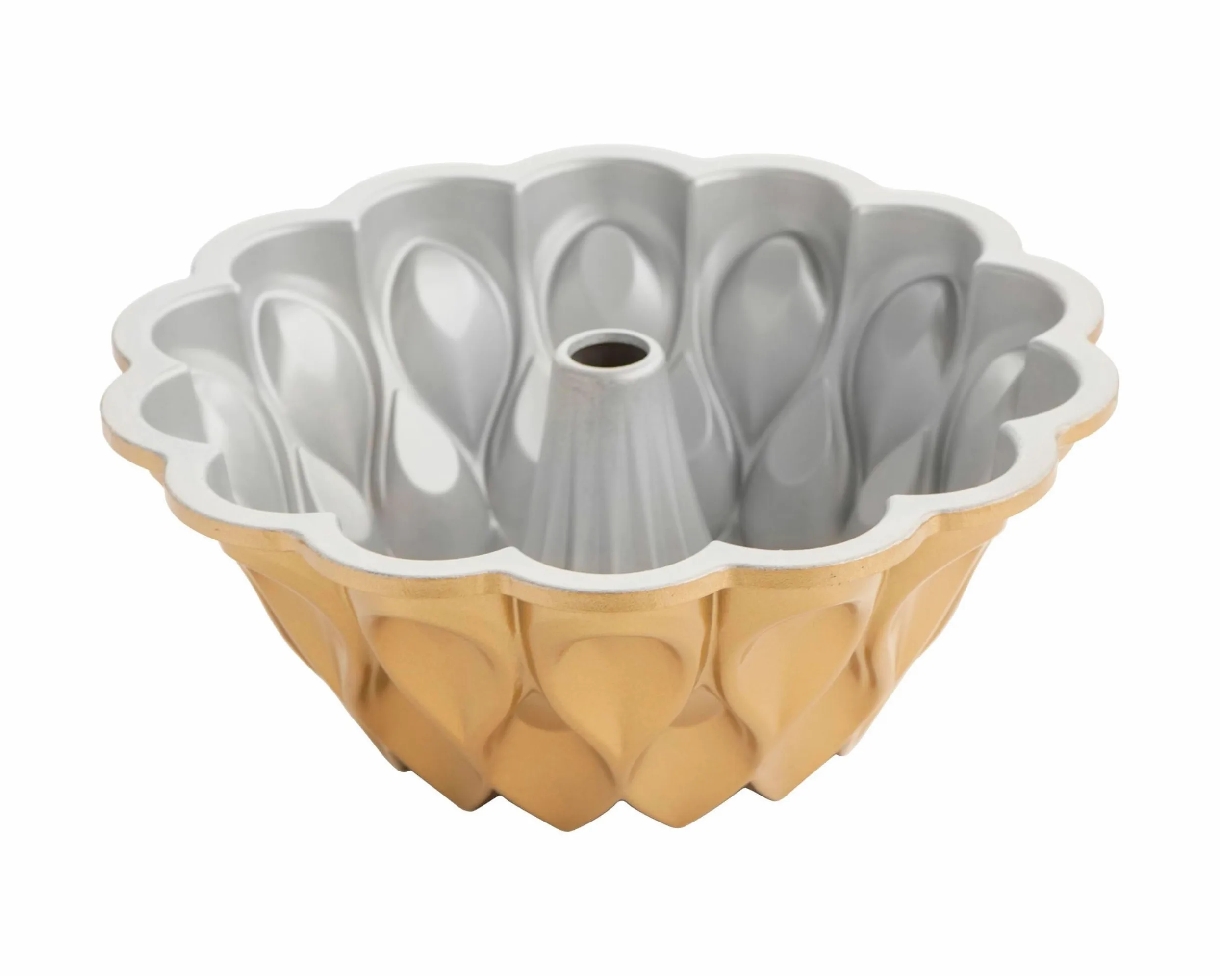 NordicWare Nordic Ware de Non de Stick Molde para Pastel de Corona, Aluminio, Oro, 25,4 x 25,4 x 9,9 cm