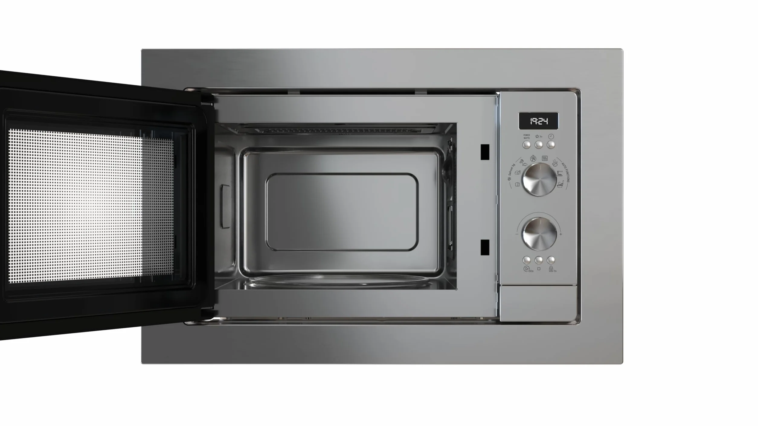 TEKA Microondas Integrable con 3 Menús de Acceso Directo, Control Táctil, Capacidad 20 L, Acero Inoxidable, Modelo MS 6200 BIH