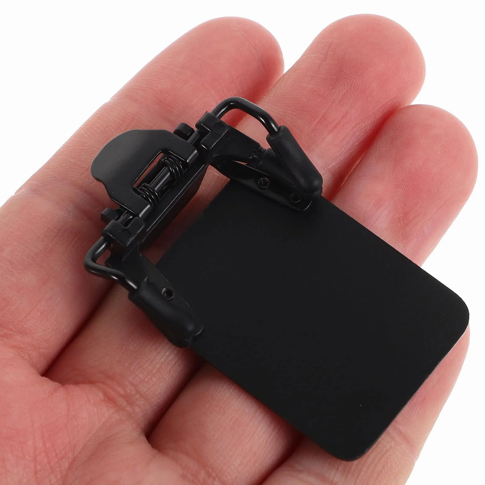 Tofficu Parche de Tiro para Gafas de Protección Ocular Negro de Abs Asistencia de Puntería Adecuado para Competición y Práctica de Tiro