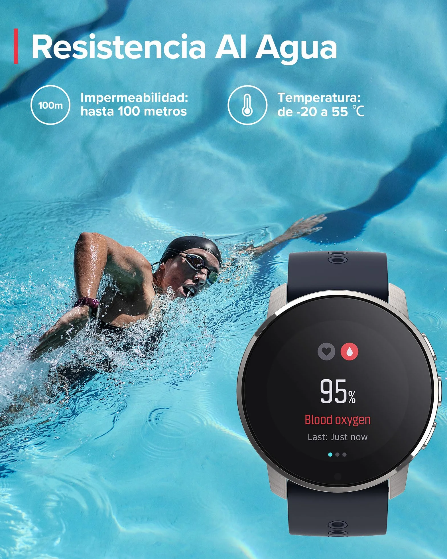 Suunto 9 Peak Reloj deportivo GPS batería larga duración medición frecuencia cardiaca muñeca