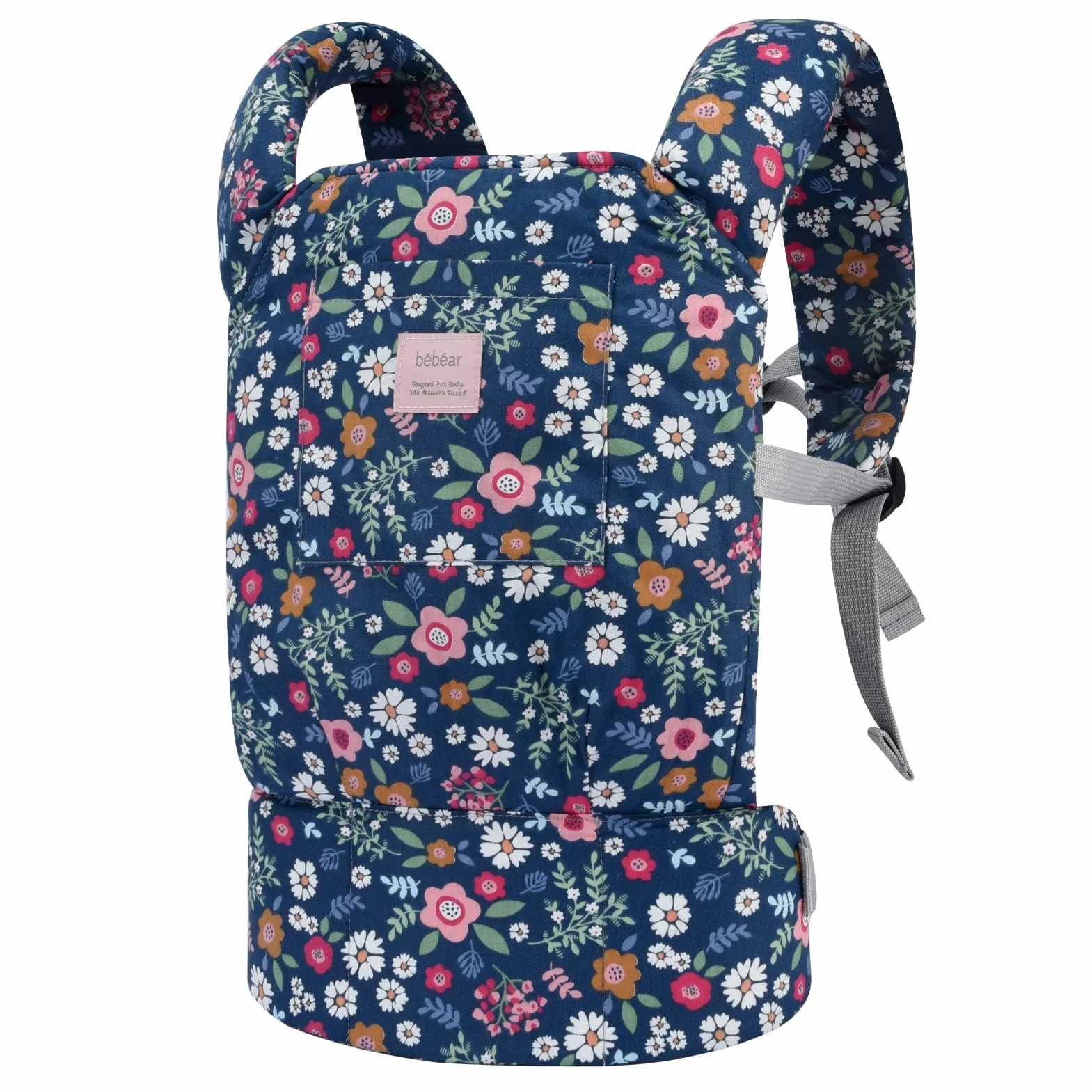 Bebamour Portamuñecas para niñas 3 en 1 fular suave 100% algodón accesorios para muñecas (Daisy)