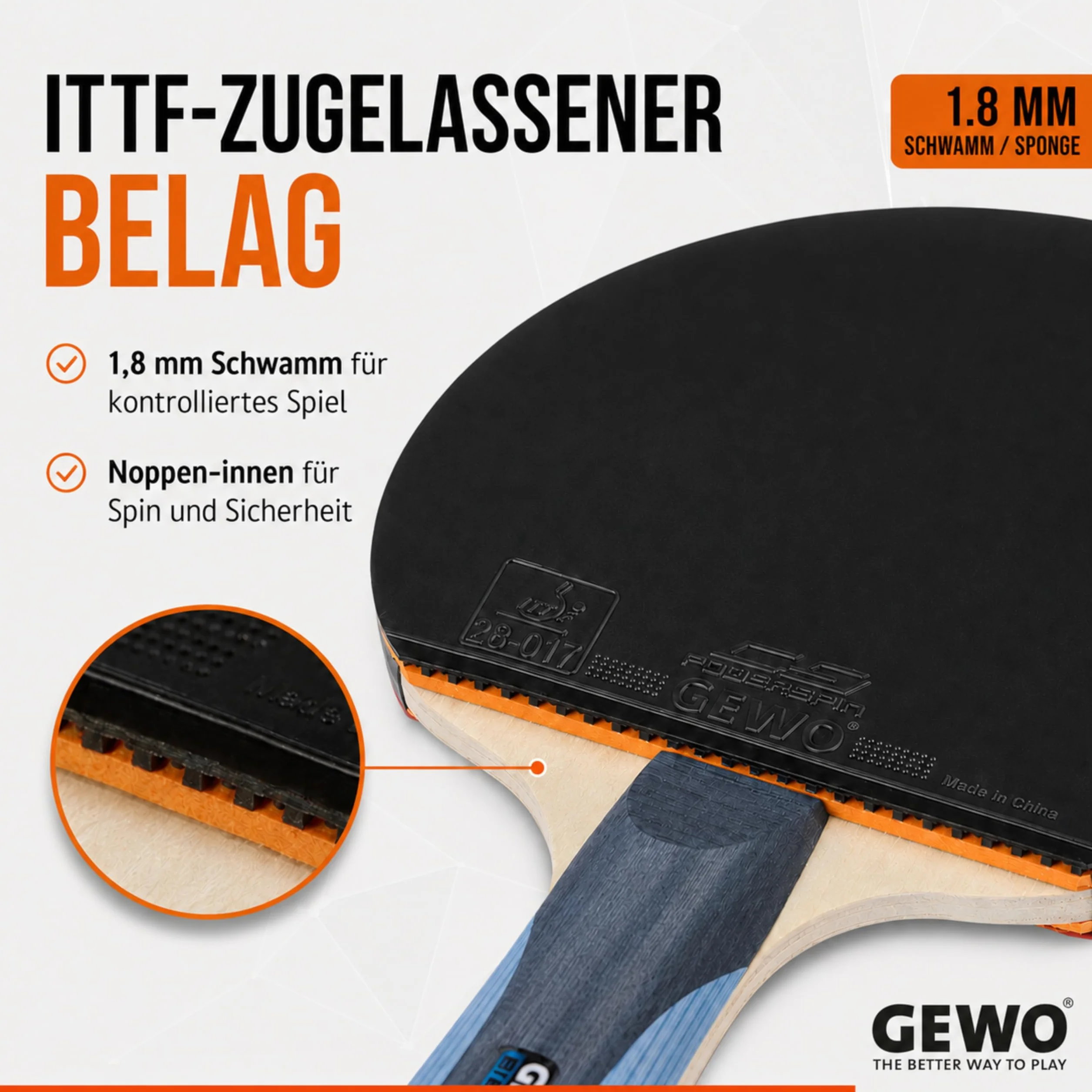 gewo Raqueta CS Energy Control