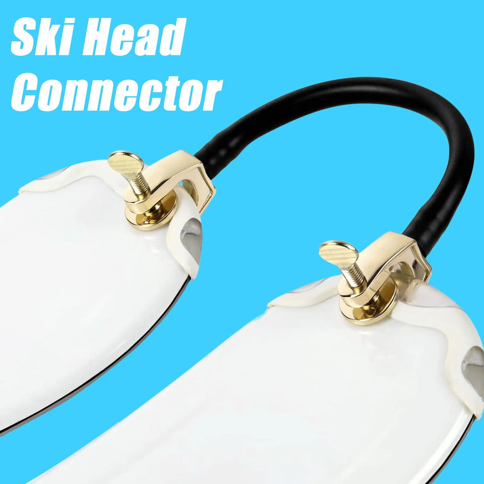 Clips de esquí para niños, Conector portátil para Snowboard y Entrenamiento