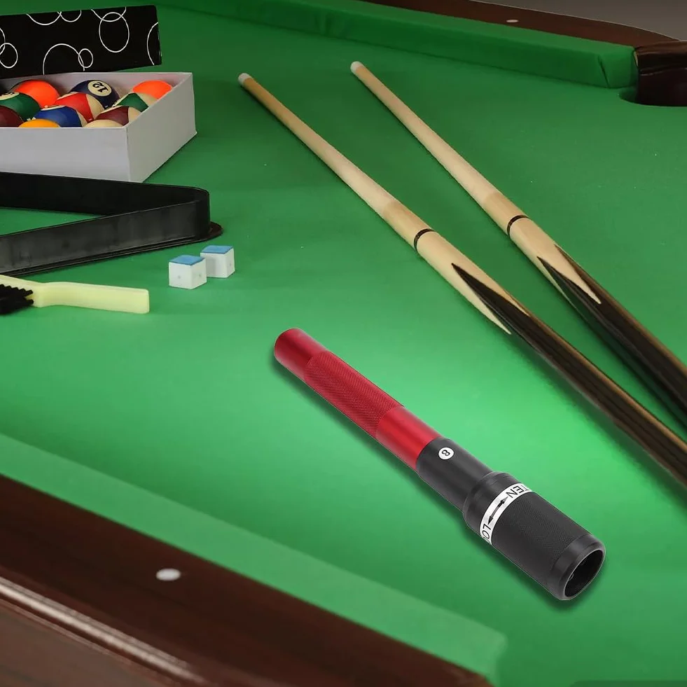 Tiiyee Taco de Billar Extensor Telescópico Push On Soporte para Competencia Entrenamiento