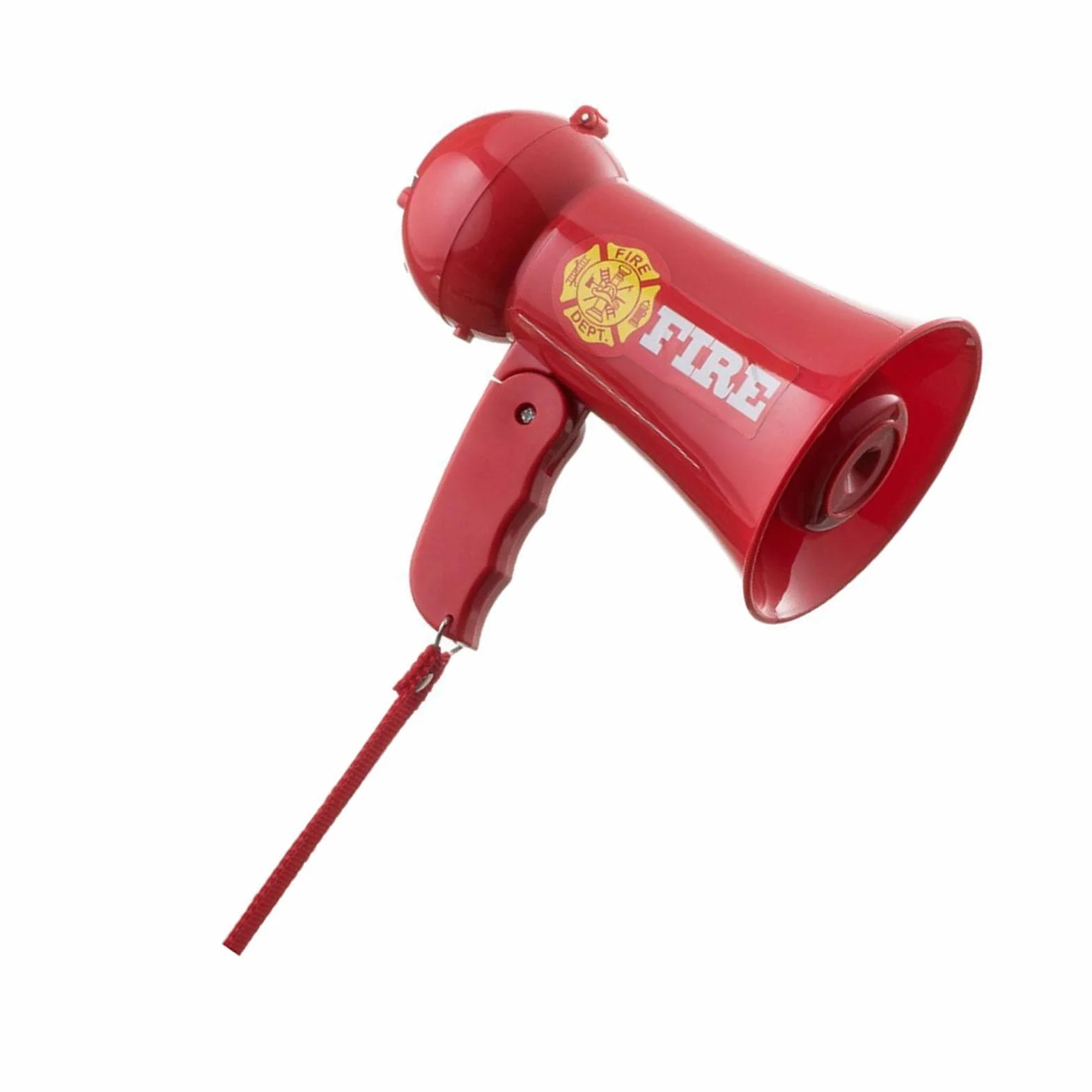 Megáfono Bombero Eléctrico para Niños con Correa Plegable