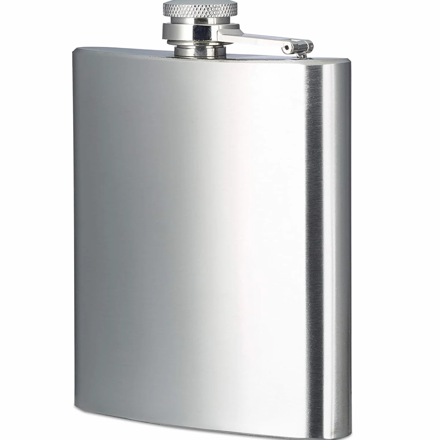 CHEFZOCO Petaca de acero, Frasco de licor, Petacas de Alcohol, Cantimplora de licor, Licorera portátil, Petaca de viaje, 9.5 cm x 13.5 cm, Capacidad 240 ml, Acero inoxidable