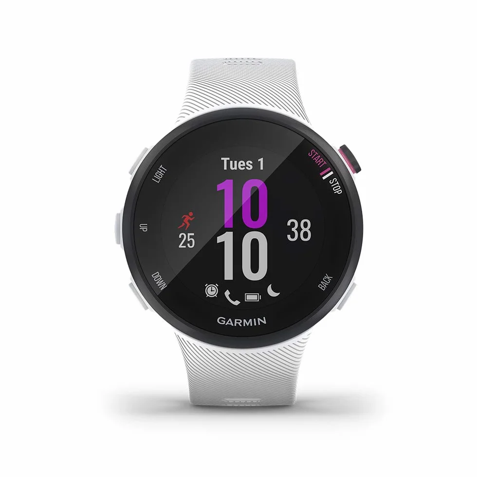 Garmin Forerunner 45S Reloj GPS Correr Frecuencia Cardiaca Muñeca Blanco Reacondicionado
