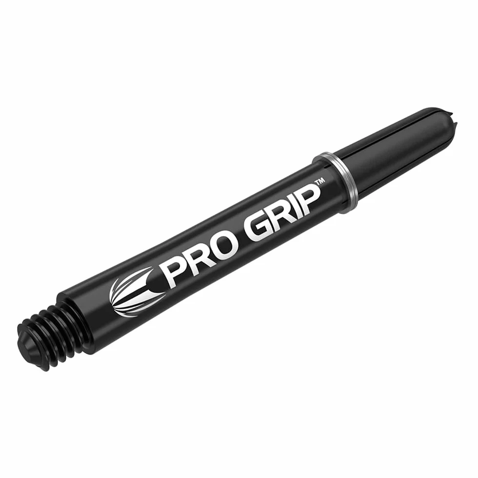 Target Darts 3 x Conjuntos de Negro Pro Grip Eje Intermedio - 9 in Total